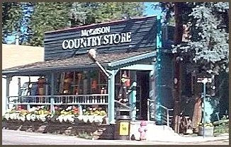 The Morrison Country Store around 2000 in red and gingerbread colors.