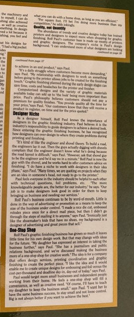 InsideFinishing article column three